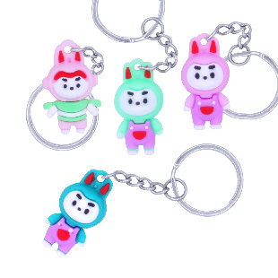 Брелок резиновый "Лабубу"