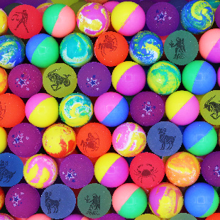 Мячи - прыгуны 25 мм "Эволюция"