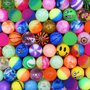 Мячи - прыгуны 25 мм "Экстримо"