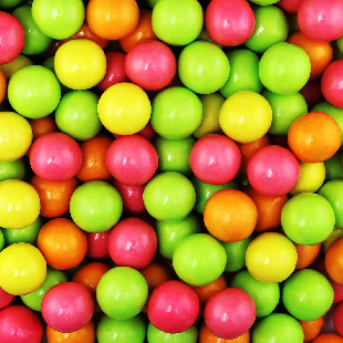 Жевательная резинка 14 мм "Монпасье"