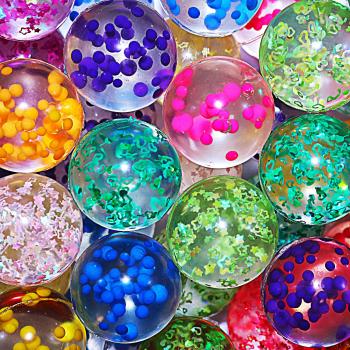 Мячи - прыгуны 45 мм "Блестяшки"