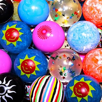Мячи - прыгуны 45 мм "Солнечный круг"