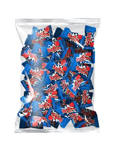 Жевательная резинка 14 мм во флоу-паке "Бум Болл", синий, в пакете