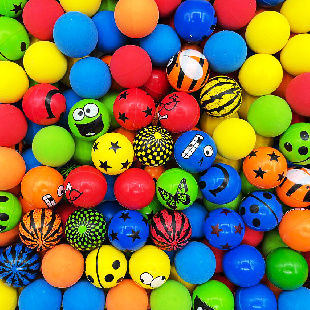 Мячи - прыгуны 25 мм "Мурзилка"