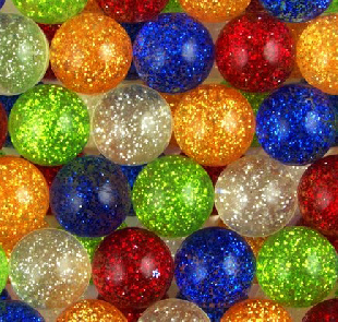 Мячи - прыгуны 25 мм "Искристый"