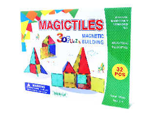 Магнитный конструктор MAG-BUILDING, 32 деталей