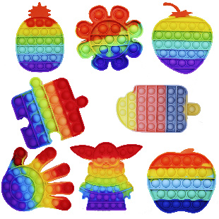 Пупырка "Радуга фигурки" антистресс