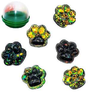 Комплект 45 мм "Сквиш Лапка Черная Бриллиант" 