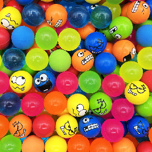 Мячи - прыгуны 25 мм "Комедианты"