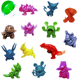 Комплект 34 мм "Карманные монстрики"