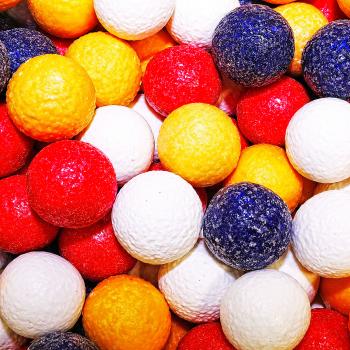 Жевательная резинка 24 мм "Малина со сливками"